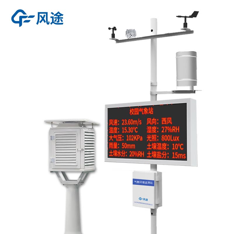 校園數字氣象站的構成與功能